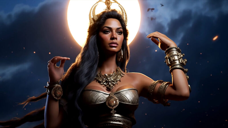 Mayari as the Moon Goddess